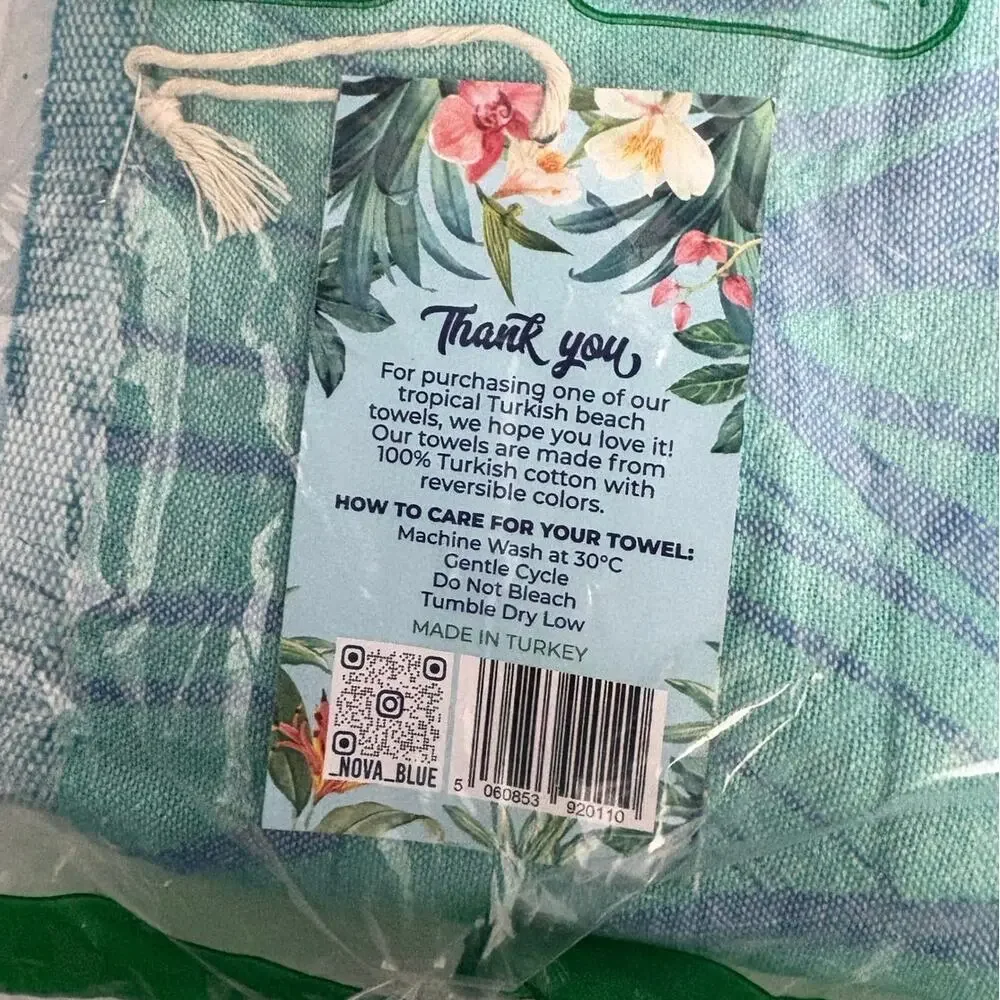 Nova Blue NWT‎ Turkish Towel